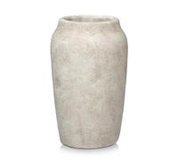 Arborus Vaso alto rustico per fiori 23 cm, vaso in cemento con apertura da 10,9 cm, grandi vasi per verderame vintage per erba della pampa, piante secche, tavolo da soggiorno, ingresso, bagno, mensola