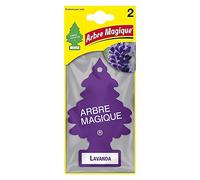 Arbre Magique Duo Pack Black Rose - Profumatore per Auto - 7 Settimane di Naturale Freschezza - Durata Costante - Profumo Raffinato e Vellutato - Aroma Elegante
