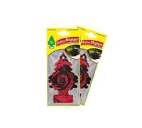Arbre Magique Duo Pack Black Rose - Profumatore per Auto - 7 Settimane di Naturale Freschezza - Durata Costante - Profumo Raffinato e Vellutato - Aroma Elegante