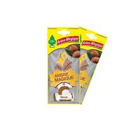 Arbre Magique Duo Pack Cocco - Profumatore per Auto - Fragranza Intensa di Latte di Cocco - 7 Settimane di Naturale Freschezza - Rilassa e Rigenera la Mente, 1 Unità (Confezione da 2)