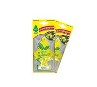 Arbre Magique Duo Pack Lemon - Profumatore per Auto - Fragranza Lemon - 7 Settimane di Energia e Freschezza - Durata Costante - Miscela di Aromi Sorprendenti
