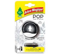 Arbre Magique POP, Profumatore Auto Solido, Fragranza Fresh Musk, Profumazione Morbida e Fresca, Durata Fino a 30 Giorni, Design Italiano, Confezione da 3 Pezzi