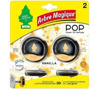 Arbre Magique POP, Profumatore Auto Solido, Fragranza Vaniglia, Profumazione Dolce e Delicata, Durata Fino a 30 Giorni, Design Italiano, Confezione da 6 Pezzi