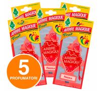 Arbre Magique Profumatore Auto Classic Fruit Lunga Durata 5 Pezzi - a Scelta
