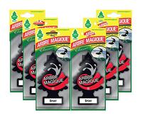 Arbre Magique Mono, Profumatore Auto, Fragranza Sport, Profumazione Intensa e Strutturata, Durata fino a 7 Settimane, Made in Italy, Confezione da 6 Pezzi