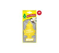 Arbre Magique, Profumatore Auto, Fragranza Vaniglia, Profumazione Dolce e Tropicale, Durata fino a 7 Settimane, Made in Italy, Confezione da 6 Unità