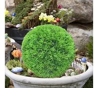 Arbusti Artificiali A Sfera Topiaria Verde Verde Per Balcone Da Sposa Casa