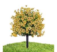 Arbusti artificiali per esterni - Palla topiaria realistica a punte, cespugli artificiali per giardino, per corsi, portici, terrazze, feste, uffici, porte, compleanni
