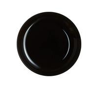 ARC 5711130 Piatto Cous Friends in Opale, Colore Nero, Cm 21, Glass