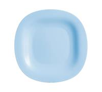 ARC 5919901 Piatto Carine in Vetro, Opale Piano, Colore Azzurro, Quadrato, Cm 27 X 27