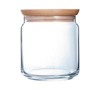 Arc 806472 Purebox Barattolo in Vetro, Tappo Legno, 0,75lt