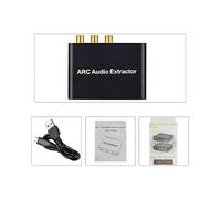 ARC Audio Converter,192KHz/ARC to Optical/Coaxial/RCA/3.5mm Jack for TV/Projector/Speaker/Soundbar/A