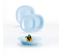 Luminarc Servizio tavola Carine 18 pezzi in vetro Light Blue