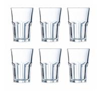 Arcoroc set 6 bicchieri forma alta da long drink Granity 42 cl 2759600 - trasparente vetro 2759600