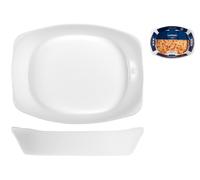 Arc Pirofila Rettangolare Senza Manici, 33x24 Cm Bianco