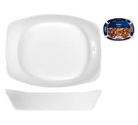 Arc Pirofila Rettangolare Senza Manici, 37x28 Cm Bianco