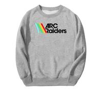ARC Raiders Logo 2025 Hot Game Merch Girocollo Manica Lunga Streetwear Uomini Donne Pullover Felpe, Grigio, M