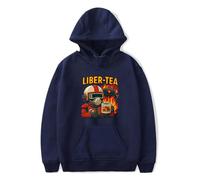ARC Raiders Merch Liber Tea Character Cute Hoodie Manica Lunga Video Game Pullover Divertente Casual Abiti Unisex, Marina Militare, 3XL