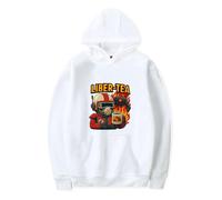 ARC Raiders Merch Liber Tea Character Cute Hoodie Manica Lunga Video Game Pullover Divertente Casual Abiti Unisex, bianco, XS