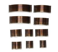 Arc Shaped R Angle Leather Punch Set High Carbon Steel Professional Leather Cutting Tools for Wallets Belts DIY Crafts 10 Pieces Different Sizes Christmas Gifts