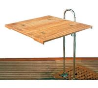 ARC Tavolo teak pieghevole senza bordo 90x60