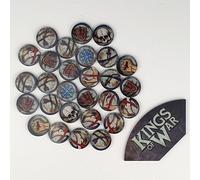 ARC TEMPLATE & GAME TOKEN SET (KINGS OF WAR/Mantic Games)
