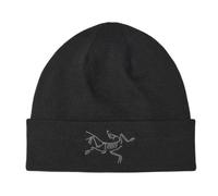 Arc Teryx Embroidered Bird Toque - berretto No size Black man Recycled Polyester,Pfas Free