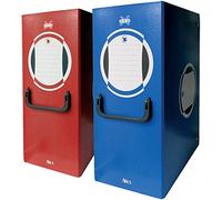 Arca 0262RO Cartella Portaprogetto con Maniglia, Dorso 16, Rosso, carta/cartone, 250 x 340 mm