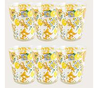 ARCA Bicchieri d'Acqua in Vetro Cristallino | Set da 6 Bicchieri d'Acqua in Vetro Colorati | | Lavabili in Lavastoviglie e Resistenti agli Urti | 27cl
