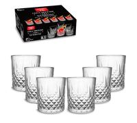 ARCA Set di 6 Bicchieri Old Fashioned Vetro, Cocktail, 33 cl (Americano)
