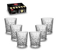 ARCA, Set di 6 Bicchieri Old Fashioned Vetro per Limoncello, Liquori, 60ml