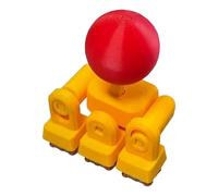 Arcade Control Keycaps, Joystick Button Caps, Cartoon 4 Way Mechanical Keyboard Set with Sturdy PBT Build, Responsive Gamings Input System, Colorful Novelty Design Style, Esports Streaming Setup Use