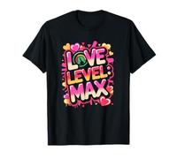 Arcade retrò Love Level Max Maglietta