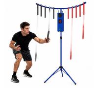Arcade Stick Game Machine, 10-Rod Hand Eye Coordination Training Game, Altezza regolabile Treppiede, Luci LED, MP3 Effetti sonori per sfide divertenti