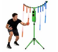 Arcade Stick Game Machine, 10-Rod Hand Eye Coordination Training Game, Altezza regolabile Treppiede, Luci LED, MP3 Effetti sonori per sfide divertenti