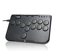 Arcade Stick Leverless Controller CosmoxGaming P12: Leverless Arcade Stick con Turbo & Silent Low Profile Switch, Arcade Stick per PC/PS3/PS4/Switch Game con pulsante di blocco Supporto Hot Swap &