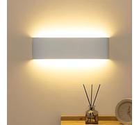 Arcadia Applique da Parete Interno LED 30 cm 20W 2000 Lumen 4500K Luce Naturale - Lampada da Muro Moderna per Soggiorno, Bagno, Cucina, Camera da Letto e Corridoio - Modello Pyris (4 Unità)