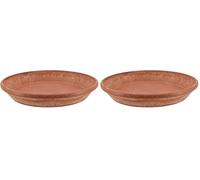 Arcadia Garden Products PSW - Sottovaso per piante, resistente, per interni ed esterni, 25,4 cm, colore marmo terracotta (Confezione da 2)