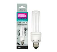 ARCADIA Bird Lampada E27 20 W Puresun 2,4% UV Lampada Compatta Flackerfrei