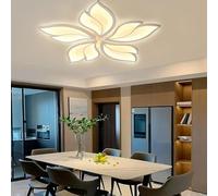 Arcadia Plafoniera Led Soffitto Moderna con Luce Calda e Fredda Dimmerabile con Telecomando e App - Lampadario Camera da Letto Soggiorno Cucina Cameretta Salotto - 4600LM 62W 55Cm - Modello Hypnos