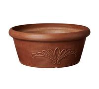 Arcadia PSW Pot TA30TC Collection - Vaso Basso per Piante grasse, Bonsai, Giardini fatati, Erbe, 30,5 cm, Colore Terracotta, Pietra di plastica, 30,5 x 12,7 cm