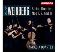 Arcadia Quartet – Mieczyslaw Weinberg: Quartetti per archi n. 1, 7 e 11 – CD – NAXOS
