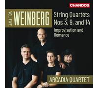 Arcadia Quartet – Weinberg: Quartetti d'archi Vol. 5 (No. 3, 9, 14) – CD – NAXOS