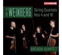 Arcadia Quartet – Mieczyslaw Weinberg: Quartetti per archi Vol. 3 (n. 4 e 16) – CD – NAXOS