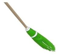 ARCADIA SCOPA SPAZZINO PLASTICA EXTRA VERDE M/ta A