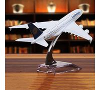 ARCADORA A380 tedesco Lufthansa Airbus Civil Airliner Model 16cm Simulazione Modello di aeromobile modello di aviazione