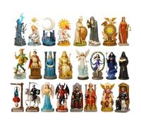 Arcana Countdown, Twenty Four Fortune Telling Pieces, Charm Assortment, Fantasy Deck Accessory, Collector Designer Adult Souvenir, December Holiday Gathering Giveaway