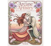 Arcane Artistry: Art Nouveau Tarot Coloring Book for Adults - Vintage Mystical Designs with Intricate Decorative Borders for Stress Relief and ... Pages Featuring Classic Tarot Symbolism