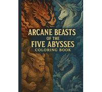 Arcane Beasts of the Five Abysses: Dark Fantasy Elemental Creature Coloring Book