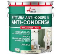ARCANE INDUSTRIES Pittura Termica Anticondensa e Antimuffa per Pareti Umide : ARCASCREEN - 1212-2,5 L Bianco Perla - RAL 1013